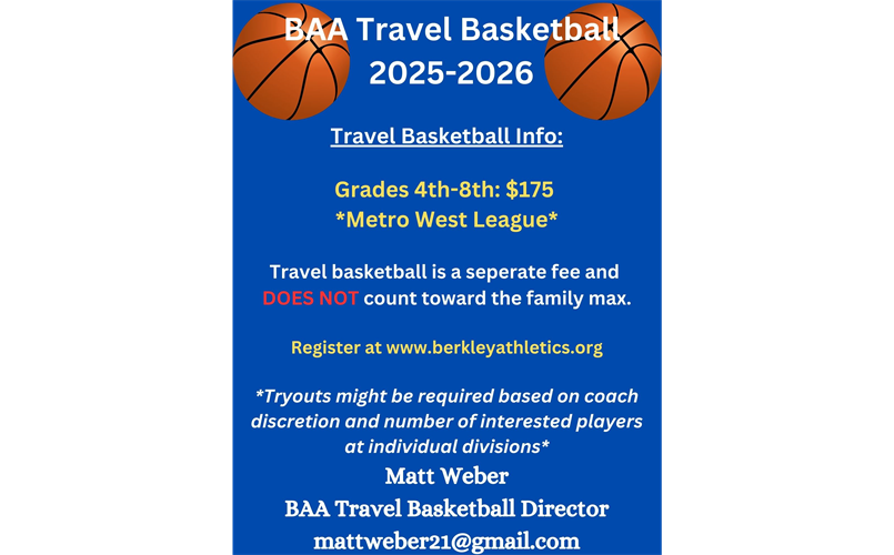2025-2026 Rec & Travel Basketball registration